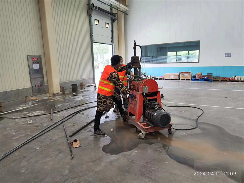 顺昌厂房地面下沉塌陷注浆加固施工